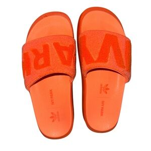 Adidas x Ivy Park 'Screaming Orange' GX1196 Sandals Size: US 9W